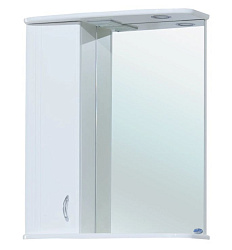 Астра-50 зеркало-шкаф белое лев.(свет.) Н