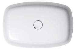 Раковина Arrow 60 накладная с донным клапаном, белый глянец AP41024D