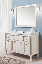 Зеркало Caprigo Альбион 100/120 BIANCO Light Vintage без полки