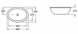 Раковина Villeroy & Boch Loop & Friends 6161 30 01 alpin