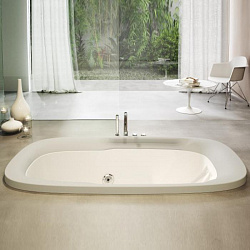 Акриловая гидромассажная ванна Jacuzzi Muse Top 180x90x65 см встроенная, Sx, без отверстий под смеситель