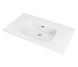 Раковина интегрированная в столешницу VOLTERRA 61х46x18 EV.061.C белая глянцевая