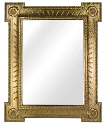 Зеркало прямоугольное h91xL71хP5 cm, бронза