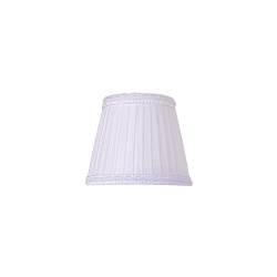 TW 11, абажур для светильника E14, цвет ткани: белый с белым кантом (Снято с производства!)1891