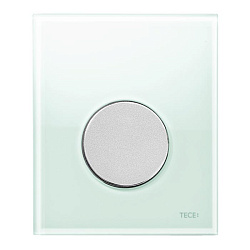 TECEloop Urinal,  стекло зеленое, клав. хром мат.2177