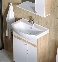 Умывальник мебельный Best 65 ВКС Белый S1