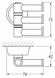 Крючок FBS Vizovice VIZ 047 поворотный