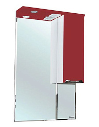 Альфа-55 зеркало-шкаф красный прав.(свет.)