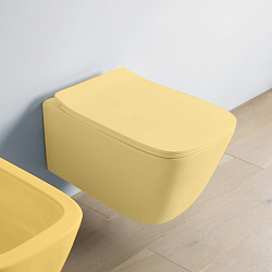 Artceram A16 Унитаз подвесной безободковый 36х52 см, с креплениями, цвет: Zync Yellow