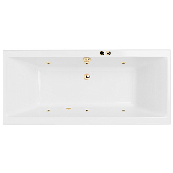 Акриловая ванна EXCELLENT Pryzmat 150x75 см «SOFT», золото