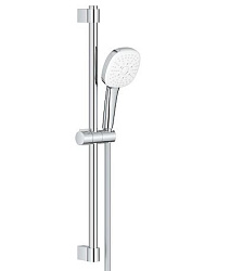 Tempesta Cube 110 Душевой гарнитур, 3 режима струи, душевая штанга 600 мм, шланг 1750 мм, хром 27786002