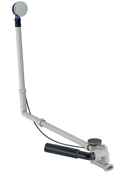 Слив-перелив Geberit, d52, длина 73 см, с декоративным комплектом: Глянцевый хром 150.525.21.6