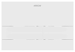 Кнопка смыва Arrow, белый ABM003A