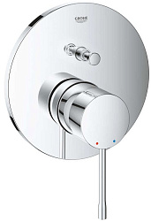 Essence Внешняя часть смесителя для ванны, хром 24058001