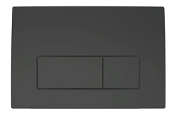 Смывная клавиша Geberit Delta50, для двойного смыва: Черный матовый 115.119.14.1