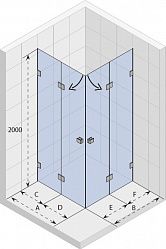 SCANDIC MISTRAL M207 870x870x2000