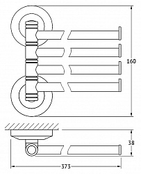 Полотенцедержатель FBS Standard STA 046