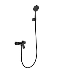 Смеситель для душа ARROW AG3503MB-A с душевым гарнитуром, черный матовый