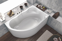 Ассиметричная ванна AMADIS 160x100 L