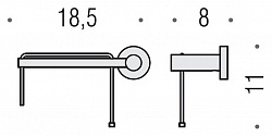 Держатель туалетной бумаги Colombo Design Plus W4908.SX