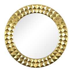 Зеркало круглое D80 x P3,5 cm, золото