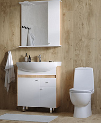 Умывальник мебельный Best 75 ВКС Белый S1