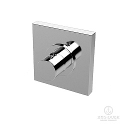 Внешняя часть встраиваемого термостатического смесителя для душа Stella IS3293 P.V., цвет: хром
