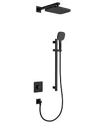 Душевой комплект ARROW AG372002MB-1 с ВНУТРЕННЕЙ ЧАСТЬЮ, с термостатом,черный матовый