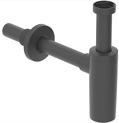 Сифон для раковины черный матовый 40 мм 151.035.14.1