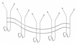 Крючок Sorcosa Plain GHI 006