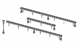 Ножки для душевого поддона Riho Basel 408, 418, 434 - 8 опор POOTSET65