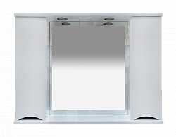 Misty Элвис -105 Зеркало-шкаф (свет) белая эмаль
