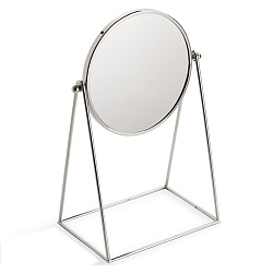 DEVON&DEVON WALTZ Зеркало косметическое увеличительное 196х139х35 мм., настольное, поворотное, цвет хром2048
