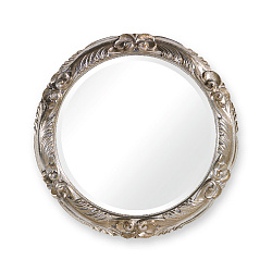 Зеркало круглое D79xP7 cm, серебро