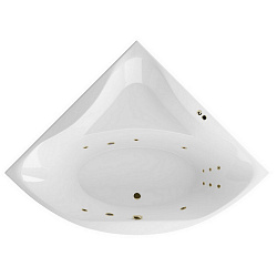Акриловая ванна EXCELLENT Glamour 150x150 см «LINE», бронза