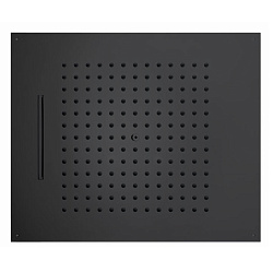 BOSSINI DREAM/2 Верхний душ 570 x 470 mm, 2 режима (дождь, каскад), цвет: черный матовый2233