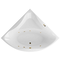 Акриловая ванна EXCELLENT Glamour 150x150 см «SOFT», золото