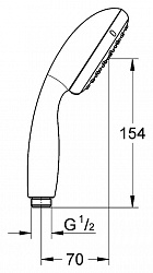 Душевая лейка Grohe Tempesta New 100 27923000