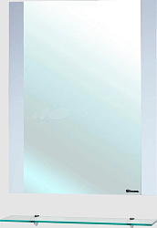 Рокко-70 зеркало с полкой белое