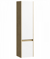 Универсальный левый/правый пенал с двумя дверьми, цвет дуб балтийский