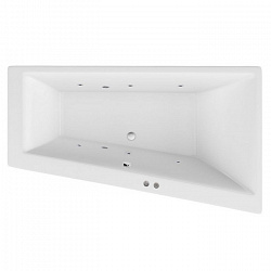 Акриловая ванна EXCELLENT Sfera 170x100 см правая «SOFT», хром
