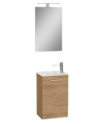 VitrA Mia комплект тумбы, раковины и зеркала