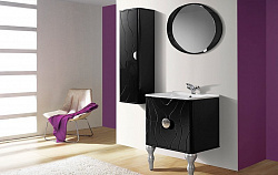 Мебель для ванной Belux Деко 80 черная