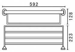 Полка Art&Max Ovale AM-4022B