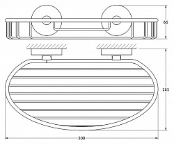 Полка Ellux Elegance ELE 014 30 см