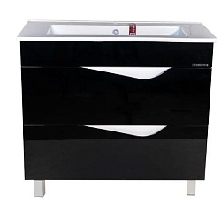 Эйфория-105 тумба с 2 ящ. черная (ОСКАР)