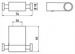 Крючок Emco System 2 3575 001 00