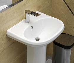 Умывальник пьедестальный Комфорт 50 ВКС Белый S1