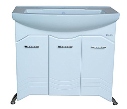 Дрея-85 тумба с б/к белая (ЭЛЕГАНС)