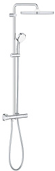 Tempesta Cosmopolitan 250 Cube Душевая система поворотная с термостатом, хром 26689000